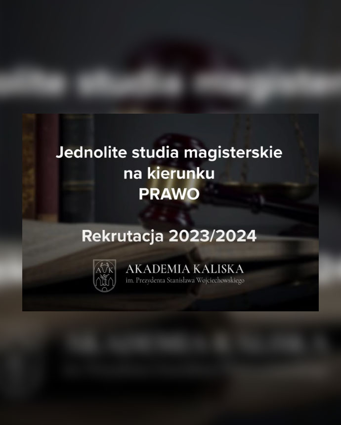 Rekrutacja dodatkowa na kierunek Prawo