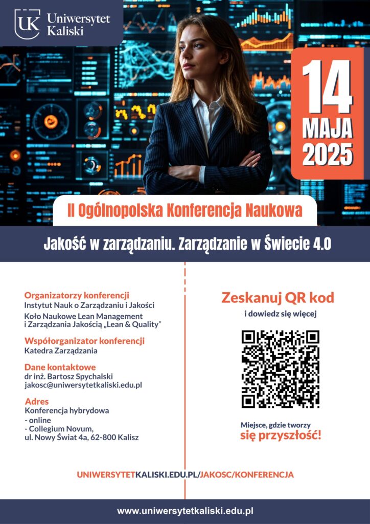 II Ogólnopolska Konferencja Naukowa „Jakość w zarządzaniu. Zarządzanie w Świecie 4.0″