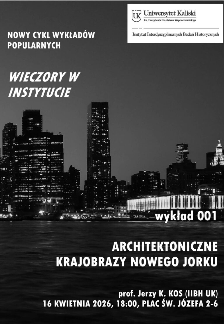Inauguracja cyklu „Wieczory w&nbsp;Instytucie” – zapraszamy na&nbsp;pierwszy wykład