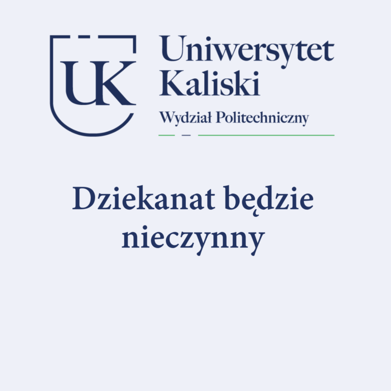 Dziekanat będzie nieczynny